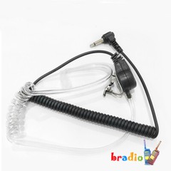New Police 3.5mm Listen Acoustic Tube Earpiece Compatible With Speaker Mic