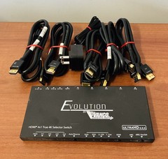 Evolution by Vanco EVSW1042 HDMI 4×1 True 4K Selector Switch