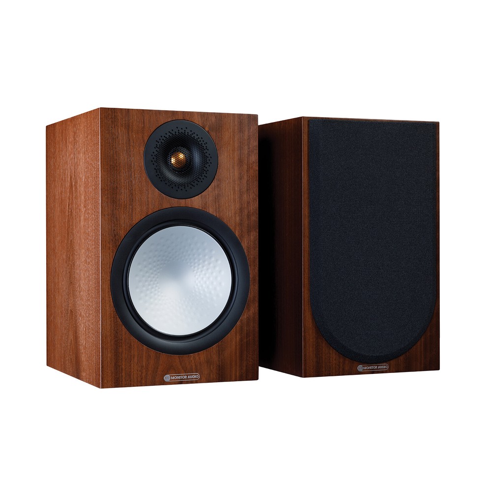 Monitor Audio Silver 100 7G Bookshelf Stereo Speakers (Pair) Walnut