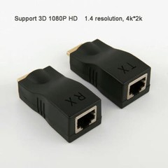 4K 1080P HDMI Extender to RJ45 Over Cat 5e/6 Network LAN Ethernet Adapter LOT