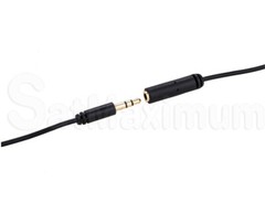 3.5mm 50ft Audio Male to Female Extension Cable AUX Stereo Headphone Slim Cord