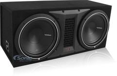 Rockford Fosgate Punch P1 P1-2X12 Dual 12″ Loaded Subwoofer Box
