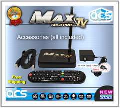 MaxTV Gold PRO 25 Max TV 4K Quad Core 64 Bit 2025-2026