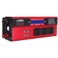 5000W Convertidor 12V A 110V / 24V A 110V Para Carro Auto inversor de corriente