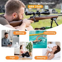 Shooting Ear Protection for Gun Range, 10 1 Count (Pack of 10), Multicolor