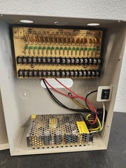 Professional Surveillance Power Distribution Box,30A, 18 outputs.TR C12VDC09P10A