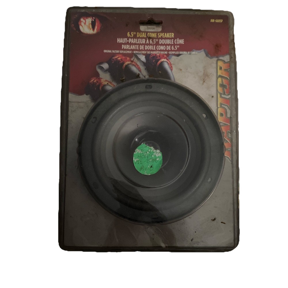 Raptor AW-660SP Dual Cone Speaker 6.5” – BRAND NEW