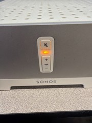 Sonos Connect:Amp White/Gray S2 Digital Media Streamer FOR PARTS/REPAIR