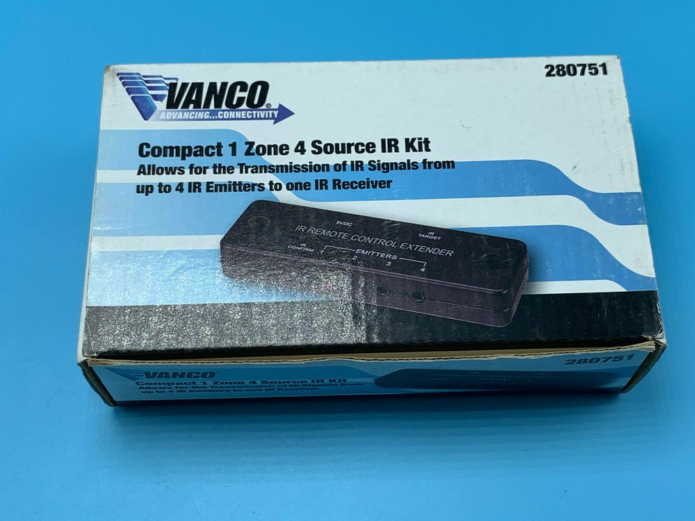 Vanco 280751 Compact 1 Zone 4 Source IR Kit