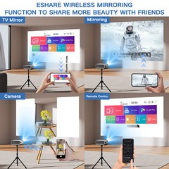 4K Projector Smart Netflix 35000LMS 1080P 5G WiFi Bluetooth Video Home Theater