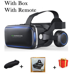 Shinecon VR Glasses 3D Virtual Reality Headset Devices Viar Helmet Goggle Lenses