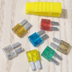 70PCS Micro2 Blade Fuse Assortment 5A 7.5A 10A 15A 20A 30A for Auto Car Van Bike