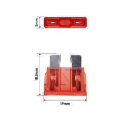 100pcs Standard Blade Fuse Assortment Auto Car Truck Fuses Kit ATC / ATM US