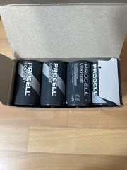 Procell PC1300 Battery, 1.5 V Battery, 14 mAh, D Battery, Alkaline. 12 Pack