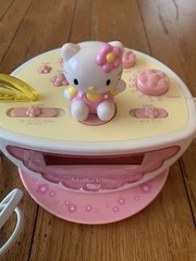 Hello Kitty Sanrio RCA Alarm Clock Radio Pink Teacup AM/FM Decor Digital WORKS