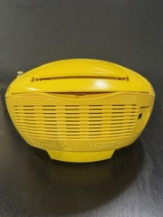 Sony CFD-E75 Yellow Portable AM/FM CD Cassette Radio Works Tested With Remote