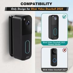 Adjustable Angle Mount for Blink Video Doorbell – Durable ABS Design