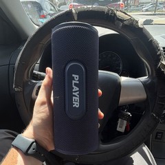 BlueTees Player Portable Bluetooth Speaker Blue Cylindrical Mini Speaker