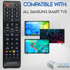Original Samsung Remote for LED LCD Smart TVs – Classic Full-Button Layout NEW