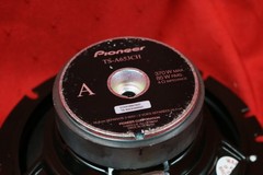 Pioneer A-Series TS-A653CH 6.5″ 2-way, 370 W Max Component Speakers Used #U8