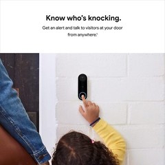 Nest Hello Video Doorbell with 6 Months of Nest Aware Reconditioned