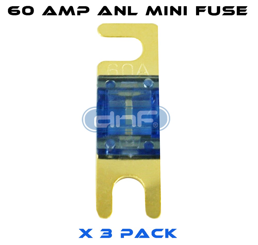 DNF (3 PCS) ANL MINI FUSE 60 AMP – FREE SAME DAY SHIPPING!