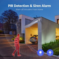 ANNKE 5MP PTZ Wireless Security Camera 20X Optical Zoom Two-Way Talk Auto Track