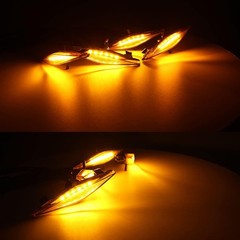LED Grill Lights for 2014-2019 Toyota 4Runner Amber Light with housing