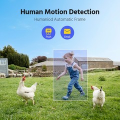 ANNKE 5MP PTZ Wireless Security Camera 20X Optical Zoom Two-Way Talk Auto Track