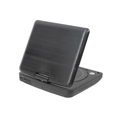 Proscan Elite Portable 7″ Swivel Screen DVD Player SD Card Slot 2.5 Battery BLK