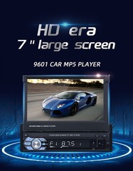 Single DIN 7″ Car Stereo Radio Flip Out HD Screen BT Head Unit MP5 Player FM SWC
