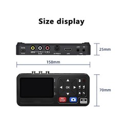 VHS to Digital Converter Video to Digital Recorder with Remote RCA to HDMI NewCe