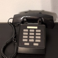 RadioShack 43-475 Tone/Pulse Desk Corded Telephone, 1-Line, Black