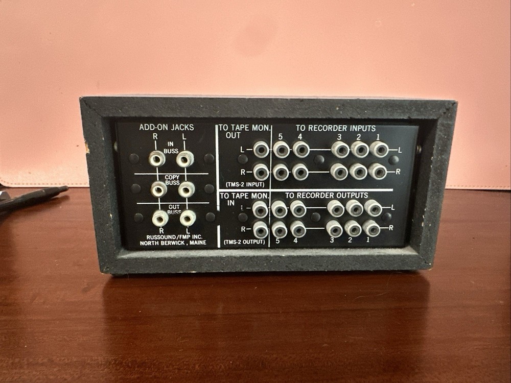 vintage Russound/FMP Inc. TMS-2 Multiple Tape Monitor/Record Switch Selector Box