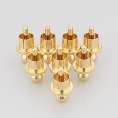 16PCS Gold Plated RCA Caps Plug Short-Circuit Shielding Socket Protect Cover US