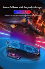 Powerful TV Sound Bar 4 Speakers Subwoofers For TV Home Theater w/Remote US
