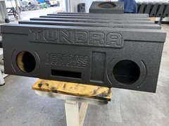 Toyota Tundra Crew Cab 14-2021 Subwoofer Box Enclousure 2×12” Woofers Ported