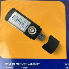 [Sealed] NEW NIP Ativa MP3 2GB Music FM Radio USB 2.0 Player Voice Recorder