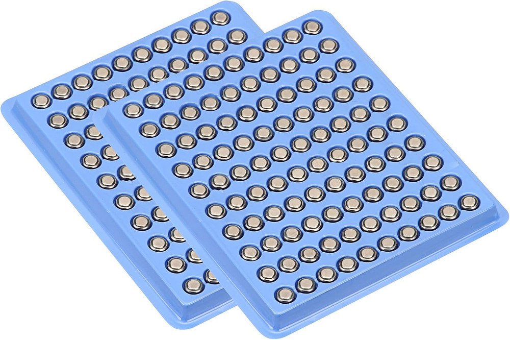 200 Pcs Durable R626 377 SR626 177 AG4 1.5V Alkaline Coin Button Cell Batteries