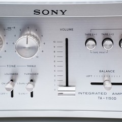 Sony TA-1150D Integrated Amplifier Vintage Hi-Fi Serviced Tested Japan Phono