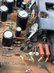 Pioneer Sx-1980 Parts Repair AWR-154B Power Board Parts Repair Not Working