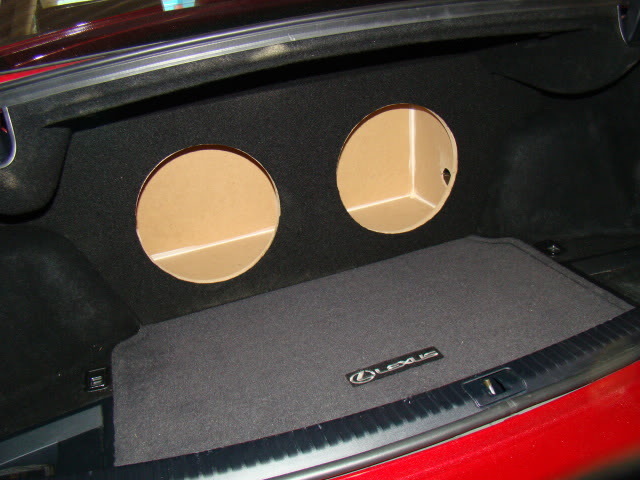 2006-2012 Lexus IS350 2-10″ Subwoofer Box Sub Enclosure ZEnclosures****