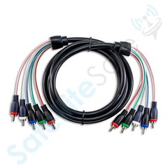 6FT Component Video Cable with Audio 5 RCA Red Green Blue RGB for HDTV DVD VCR
