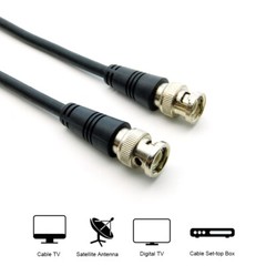 RG59 BNC Male to Male Coax Cable Cord DVR CCTV Security Camera 3FT/6FT/12FT/25FT