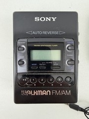 Vtg Sony Walkman WM-F2081 MDR-006 Headphones Cassette Player AM FM Radio Tested