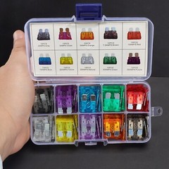 100pcs Car Automotive Medium Standard Fuses Auto Blade Fuse Assortment Kit APM