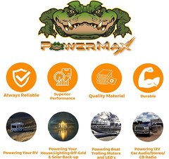 PowerMax | 40AMP 24V | 110V & 220V Input | 3 Stage Auto Smart Converter/Charger