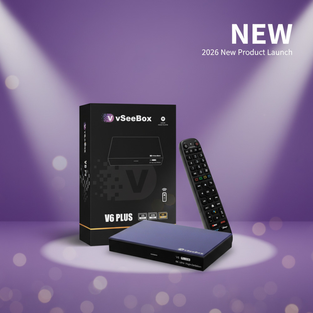 VseeBox V6 Plus 2026 New – Android 14 TV Box, Voice Remote & Free Shipping