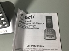 VTech CS6609 Accessory Handset for CS6619 CS6629 – Open Box UNUSED – DECT 6.0