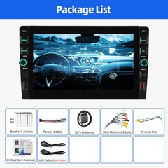 9″ 4+64G Apple CarPlay Double 2 DIN Car Stereo Radio Android GPS Head Unit SWC